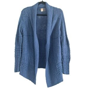 Roxy Navy Open-Front Cardigan Medium
